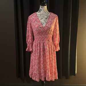 Floral Pink Dress